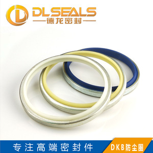 ซีลกันฝุ่น Dlseals Dkb โพลียูรีเทน พร้อมเปลือกเหล็กด้านนอก สำหรับกระบอกไฮดรอลิก ซีลรถยนต์ - Product Image 1