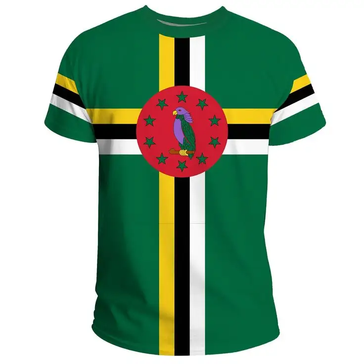 Dominikanisches individuell gestaltetes T-Shirt Polyester weiche und bequeme Herrenbekleidung Fabrik direkt lässiges schnell trocknendes T-Shirt