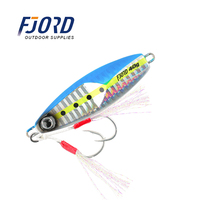 Leurre de pêche en alliage de plomb FJORD 10g-60g, leurres nageurs pour la pêche en rivière, lac et eau salée, jigging, appât artificiel
