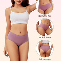 String et culotte en string pour femmes sexy Oem sans couture tricotées modèles teints unis sous-vêtements pour femmes adultes