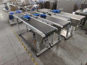 Nastro Trasportatore Industriale Compatto ad Alte Prestazioni, Nuovo Profilo in Alluminio per Linea di Assemblaggio con Nastro in Acciaio Inossidabile - Product Image 3