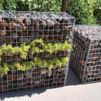 Gabion soudé galvanisé à chaud personnalisé nouveau style de panier de gabion boîte de gabion soudée pour la décoration de jardin