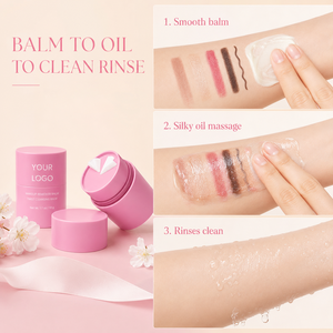 Bálsamo <span class=keywords><strong>Desmaquillante</strong></span> Pink Twist de 50g, Crema a Base de Aceite, Bálsamo Limpiador Sólido para Maquillaje Diario, Protector Solar, Elimina Impurezas, Sensación de Piel Suave - Product Image 5