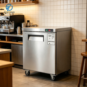 Réfrigérateur commercial américain ETL à porte simple, sous comptoir, type plan de travail, pour café. Pas un congélateur. - Product Image 2