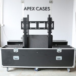 APEX CASES Flight <span class=keywords><strong>Case</strong></span> Personalizzato per Schermo TV Motorizzato 75 85 98 <span class=keywords><strong>100</strong></span> Pollici - Product Image 1