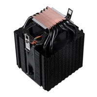 QiuzAim 6 caloducs en cuivre silencieux 90mm ventilateurs PWM éclairage couleur pour LGA 1700 AM5 PC de jeu et de poste de travail refroidissement efficace