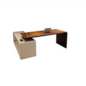 Suite <span class=keywords><strong>de</strong></span> <span class=keywords><strong>Direction</strong></span> Moderne : Bureau en Placage <span class=keywords><strong>de</strong></span> Noyer Premium et Ensemble <span class=keywords><strong>de</strong></span> Chaise Ergonomique en Cuir |   Garantie professionnelle <span class=keywords><strong>de</strong></span> 10 ans - Product Image 6