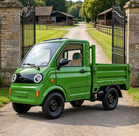 Camion de fret électrique à énergie nouvelle à cabine fermée, 4 roues, 3500 W, certifié EEC COC, pour la livraison de marchandises commerciales