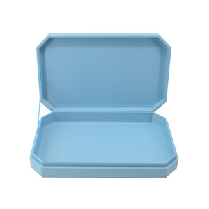 Impression personnalisée logo fille garçon bleu rose bébé annonce <span class=keywords><strong>naissance</strong></span> vêtements magnétique cadeau boîte nouveau-né baby shower coffret cadeau - Product Image 6