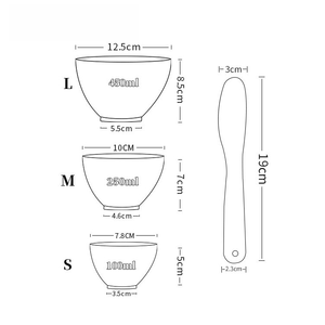 Bols de mélange en Silicone pour Salon de beauté, coloration de cheveux, bricolage cosmétique, masque Facial - Product Image 3