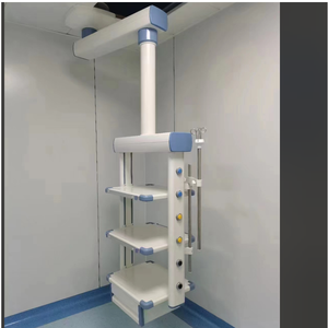 Manual Single Arm Steel/Plastic Medical Adjustable Table with Endoscope for <strong>Hospital</strong> ICU Ceiling Medical <strong>Gas</strong> <strong>Outlet</strong> - Product Image 4