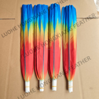 Plumes artificielles de faisan Reeves teintées en gros, 50-180 cm, pour costumes de carnaval, festivals et décorations de samba