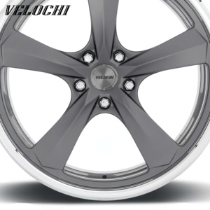 Jantes de voiture VLC Whells Deep Dish en alliage 5X130 5x120 6x139.7 pour Jeep Truck C10 18-24 pouces, concaves, forgées, polies, chromées - Product Image 6
