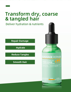 Huile capillaire bio à l'huile d'arbre à thé et de noix de coco, enrichie en vitamines, pour cheveux bouclés/abîmés, réparatrice en profondeur après coloration, nourrissante et hydratante – Meilleure vente - Product Image 4