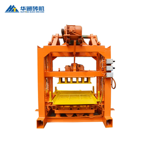 Equipo de Fabricación de Ladrillos Entrabados y Bloques Huecos <span class=keywords><strong>El</strong></span>éctrico de Alta Resistencia QT4-40 de Shandong Huatong - Product Image 1