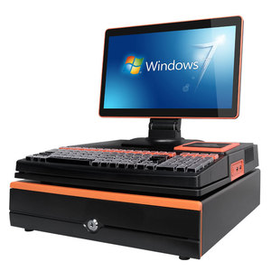 Nhà máy OEM 58 Mét Máy in nhiệt máy POS với ngăn kéo tiền mặt và bàn phím wins10 Point-Of-Sale hệ thống - Product Image 1