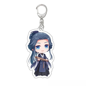 Porte-clés Anime <span class=keywords><strong>Tian</strong></span> <span class=keywords><strong>Guan</strong></span> <span class=keywords><strong>Ci</strong></span> <span class=keywords><strong>Fu</strong></span> Hua Cheng Xie Lian, Pendentif de sac Cosplay, Jouets de dessin animé, Porte-clés de voiture pour couple - Product Image 6