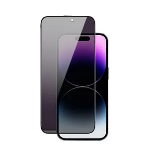 Automatische Uitlijning Stofverwijdering Apple Iphone 15/14 Screenprotector Privacy Gehard Glas Voor Iphone 16 15 14 13 Samsung S24