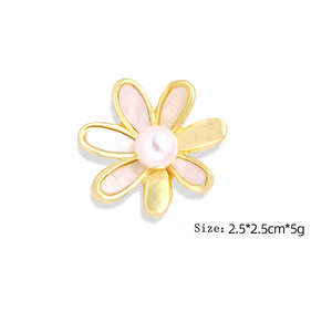 Bros Pin Bunga Logam Kustom Wanita Aksesori Gaun Pengantin <span class=keywords><strong>Blazer</strong></span> Berkualitas Tinggi Enamel Gaya Vintage Perhiasan Fashion Hadiah - Product Image 6
