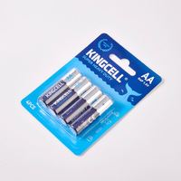 Batería de Zinc de Carbono KINGCELL Super Heavy Duty AA R6P 1.5V, Certificación ISO BSCI, OEM a Granel para Control Remoto y Radio