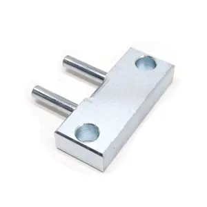 Custom Precision Aluminum Anodized Air Cylinder Foot Mount CNC Milling Lock Parts