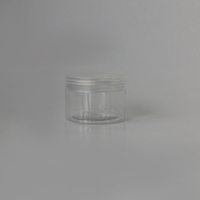 Pot vide en plastique PET de crème cosmétique avec couvercle pour animaux de compagnie Vente en gros Différentes capacités différentes 50ml 80ml 100ml 120ml 150ml 200ml 250ml