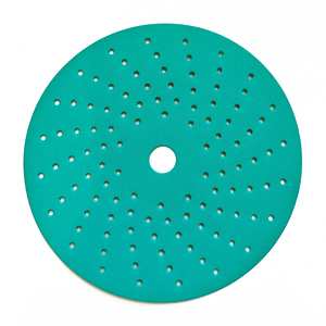 100 disques abrasifs de 6 pouces, à usage humide et sec, à dos en film, verts, auto-agrippants, sans poussière, pour <span class=keywords><strong>ponceuse</strong></span> <span class=keywords><strong>orbitale</strong></span> aléatoire, pour peinture automobile - Product Image 1