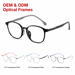 Montatura per Occhiali da Vista per Ragazze in TR90, Occhiali con Filtro Luce Blu, Montatura Personalizzabile per Computer BZh608ki - Product Image 1