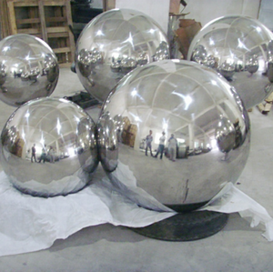 900mm extérieur décoratif jardin boule d'acier creuse fontaines modernes grand déversoir <span class=keywords><strong>eau</strong></span> chute sphères d'<span class=keywords><strong>eau</strong></span> en acier inoxydable - Product Image 4