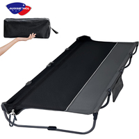 Lit pliant moderne et confortable en métal, taille double, avec matelas en mousse à mémoire de forme – Vente chaude