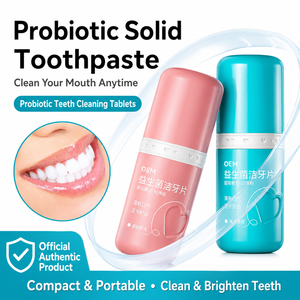 Compresse Probiotiche OEM/ODM per la Pulizia dei Denti 25g/35 Pezzi, <span class=keywords><strong>Dentifricio</strong></span> Solido Masticabile per l'Igiene Orale e l'Alito Fresco - Product Image 3