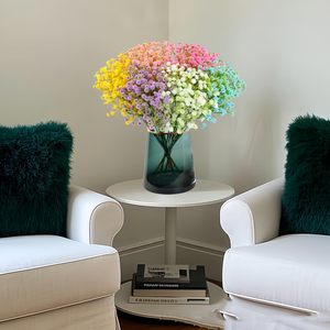Bouquet de Gypsophile Multicolore en Gros, Fleurs Séchées Décoratives, Fleurs Artificielles, Décoration d'Intérieur, Cadeaux pour la Saint-Valentin - Product Image 5