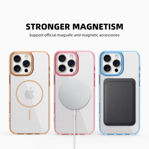 Chống sốc trong suốt rõ ràng từ trường hợp điện thoại cho <span class=keywords><strong>Iphone</strong></span> 16e Pro Max 15 cộng với 14 13 12 S25 siêu S24 cộng với mềm TPU bìa cứng - Product Image 6