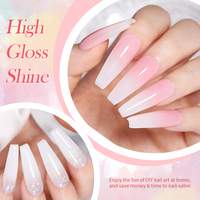 BORN PRETTY PRO OEM Rubber Base Builder Gel 15ml Auto-nivelant Couleur Caoutchouc Base Coat Gel Structurel pour la Construction des Ongles