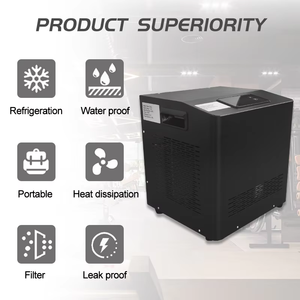 Vanace 2/3HP Mini refroidisseur d'eau portable Hot Selling 220V Direct Chill System Compressor Ice Bath Tub Pump Cold Plunge Motor - Product Image 3