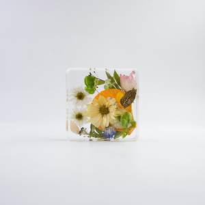 Flores secas reales naturales incrustadas de alta calidad, trébol de plantas, arte de resina colorido, artesanía, recuerdos artesanales - Product Image 3