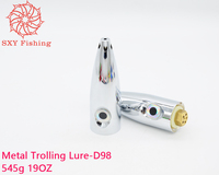 SXY pêche D98 545g 19OZ cuivre tête appât métal pêche à la traîne leurre bricolage Jet tête leurre grand jeu leurre peut installer poulpe jupe