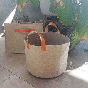 Handmade Cute Classic Kids Felt Foldable <b>Toys</b> Container Laundry <b>Storage</b> <b>Basket</b> - Product Image 3