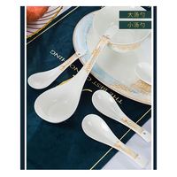 Nouvel ensemble de vaisselle en porcelaine de Chine personnalisée avec décalcomanie, 60 pièces, ensemble de vaisselle en porcelaine, ensemble de vaisselle de dîner