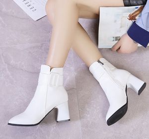 Up-0941r <span class=keywords><strong>Calzature</strong></span> da <span class=keywords><strong>Donna</strong></span> all'Ingrosso Stivali alla Caviglia con Tacco Alto e Grosso - Product Image 6