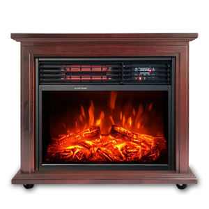 <span class=keywords><strong>Chimenea</strong></span> Eléctrica Independiente de 28'' <span class=keywords><strong>con</strong></span> Termostato Ajustable, Control Remoto y <span class=keywords><strong>Ruedas</strong></span> para el Hogar - Product Image 6