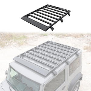 JOP4X4 Porte-bagages de toit de voiture en aluminium 19-24 2 portes pour Suzuki 4th Gen Jimny Sierra JB64 JB74 Matériau en acier - Product Image 1
