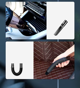 เครื่องดูดฝุ่นในรถยนต์แบบมือถือไร้สายใช้แบตเตอรี่พลังงานสูงทำความสะอาดแบบแห้งและเปียกพร้อมกำจัดสารก่อภูมิแพ้สำหรับรถยนต์ขนาดเล็ก - Product Image 6