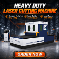 Máquina de Corte Láser de Fibra CNC Han's Laser 3015 de 3kW para Corte de Chapa de Acero al Carbono