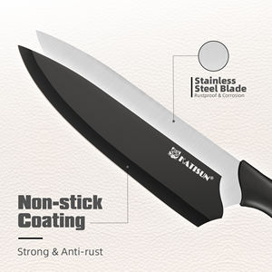 Набор профессиональных кухонных ножей 15 + 1 шт. с пластиковой разделочной доской и Кухонными Ножницами и нескользящей полипропиленовой ручкой - Product Image 3