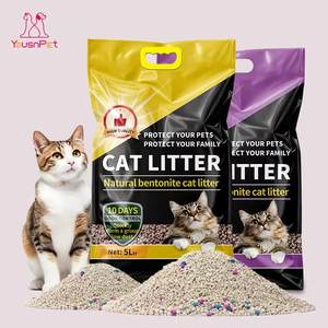 Arena para Gatos de Bentonita Ecológica Superventas de Fuerte Aglomeración y Larga Duración Segura para Mascotas - Product Image 1