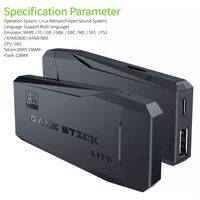 Vente en gros de manette de jeu M8 4K HD TV intégrée avec 20 000 jeux, console de jeu vidéo 64 Go avec manette sans fil