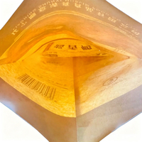 Sac debout en plastique d'emballage en papier kraft personnalisé avec fermeture à glissière pour les sacs alimentaires rôtis de poulet de canard au four