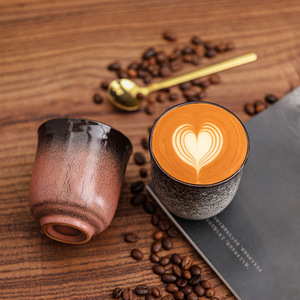 Tazza da Espresso in Ceramica Stile Vintage di Qualità per Latte Art, Tè Quotidiano, Uso Domestico e Caffetteria - Product Image 2