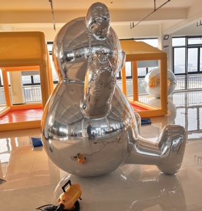<b>Inflatable</b> Mirror Bear Metallic Shiny Balloon PVC Floating Sphere Event Party Decoration Customized <b>Inflatable</b> Mirror Bear Infla - Product Image 6